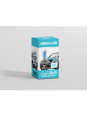 LIMOX H7 PX26d Cool White 55 Watt 8500 Kelvin